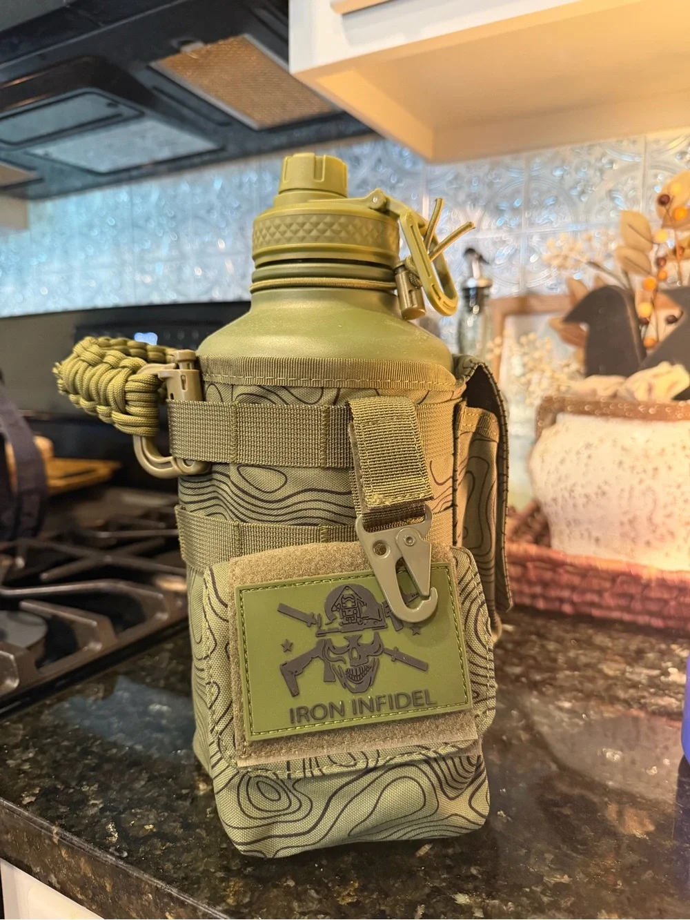 Iron Infidel 64oz Battle Bottle